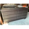 Image 1 : Brown 6 drawer bevelled front dresser