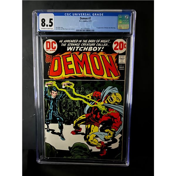 Demon 7 CGC 8.5 Jack Kirby Art