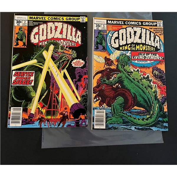Godzilla 4 & 5 Marvel Bronze Age