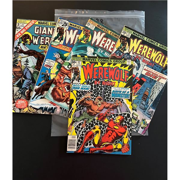 Werewolf by Night Bronze Age Comic Lot