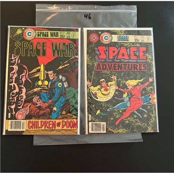 Space War 32 & Space Adventures 11 Charlton Bronze Age