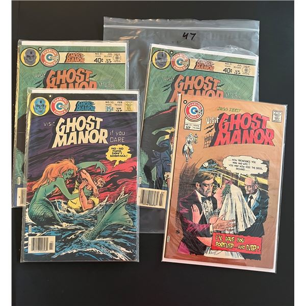 Ghost Manor Charlton Bronze Age Comic Lot