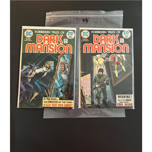 Dark Mansion 14 & 15 DC Bronze Age Horror