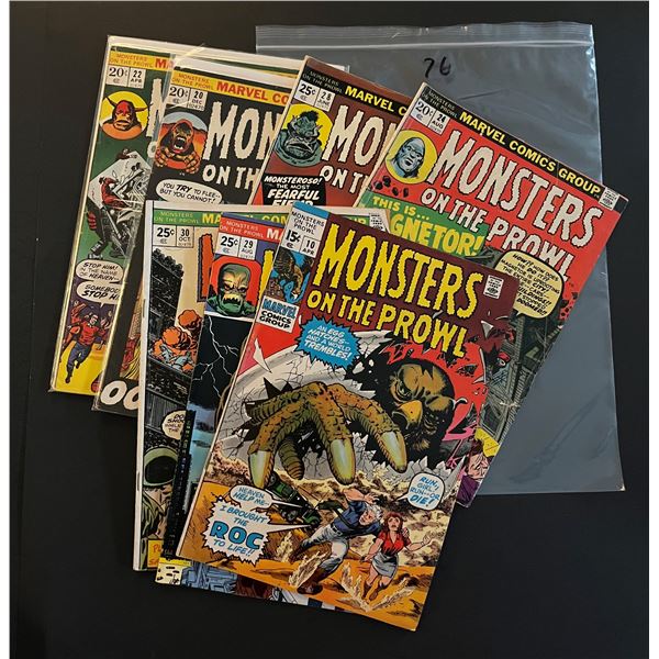 Monsters on the Prowl Lot Marvel Bronze Age Horror