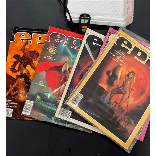 Epic Illustrated Magazine Comic lot