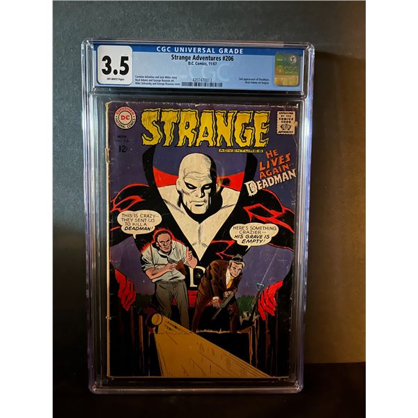 Strange Adventures 206 CGC 3.5 2nd app Deadman!