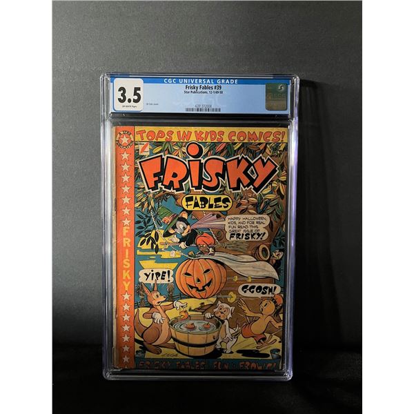 Frisky Fables 38 CGC 3.5 L.B. Cole Cover