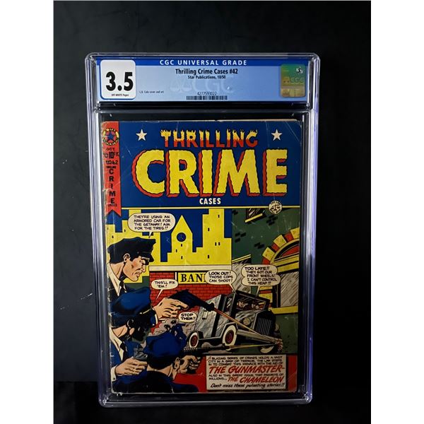 True Crime Cases 42 CGC 3.5 L.B. Cole Art