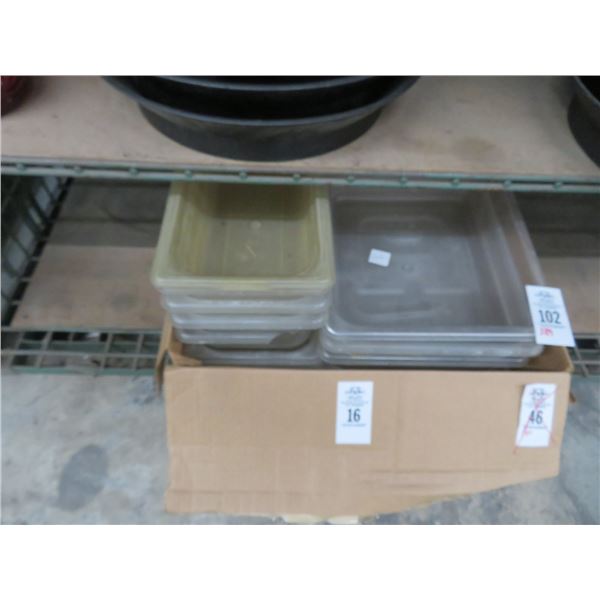 Cambro Half Size and Third Size Insert Pan