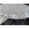 Image 2 : 3-Granite Round 3' High Bar Table/Dining Table - 3 X $