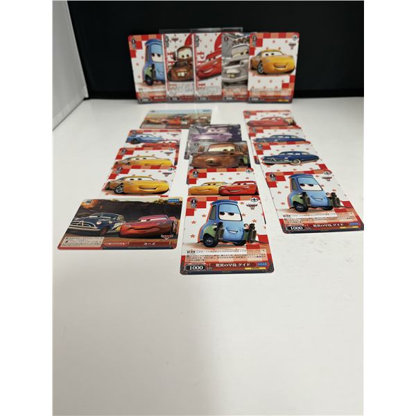 Lot of 18 Disney Cars Collector Cards