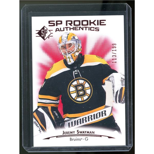 2021-22 SP Red #104 Jeremy Swayman RC 113/199