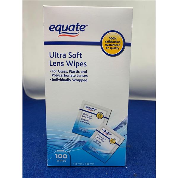 Equate Ultra Soft Lens Wipes (100 wipes)