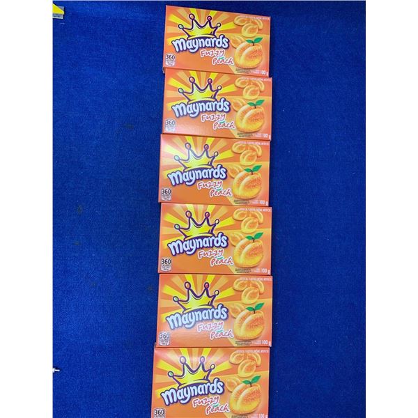 Maynards Fuzzy Peach Candy (6 x 100g)