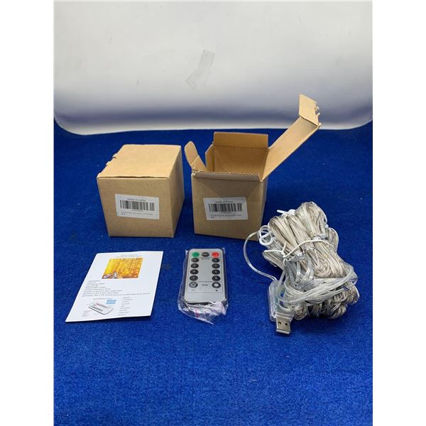 LED Curtain String Lights with Remote