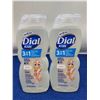 Image 1 : Dial Kids Peach 3 in 1 Body, Hair & Bubblebath (2 x 354ml)