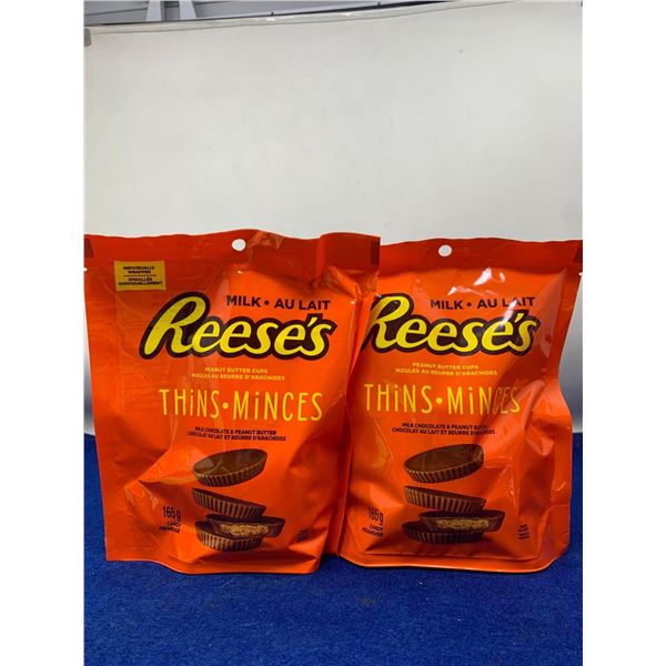 Reese's Thins Peanut Butter Cups (2 x 165g)