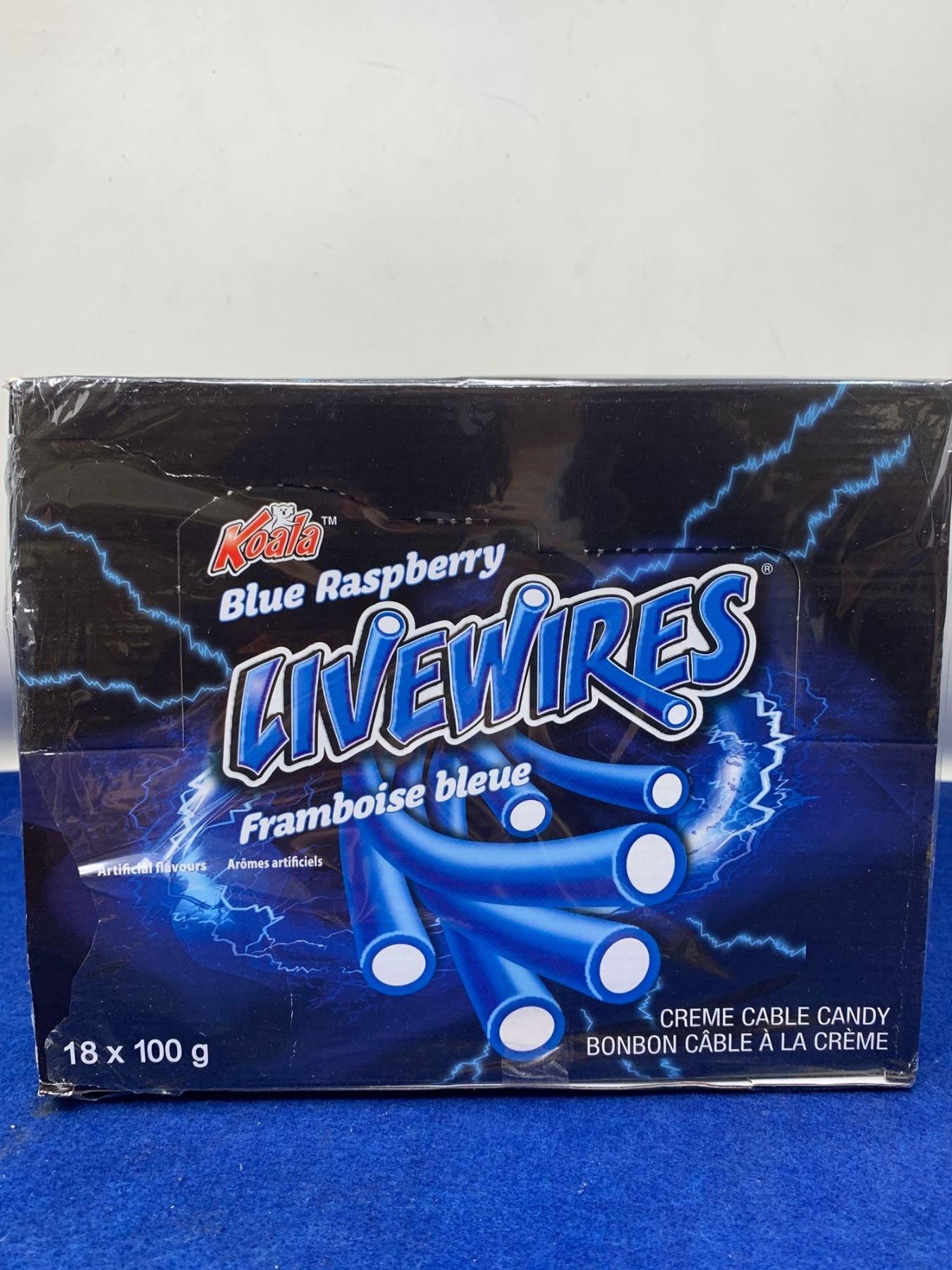 Koala Blue Raspberry Livewires (18 x 100g)
