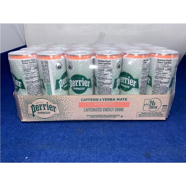 Perrier Grapefruit Caffeinated Energy Drink (24 x 330ml)