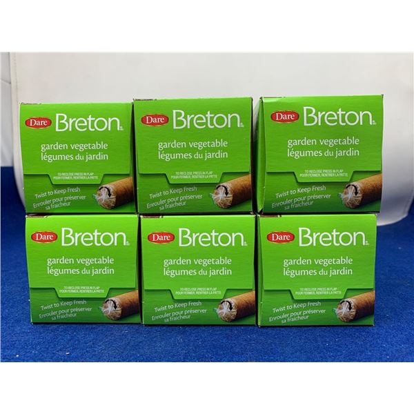 Dare Breton Garden Vegetable Crackers (6 x 225g)