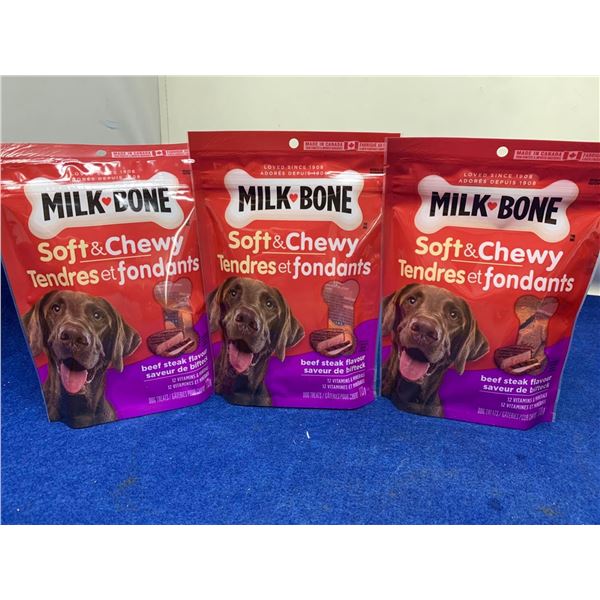 Milk Bone Soft & Chewy-Beef Steak Flavour (3 x 113g)