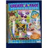 Image 1 : Create a Face Activity Book-Crazy Animals