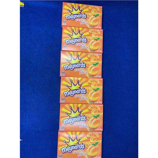 Maynards Fuzzy Peach Candy (6 x 100g)