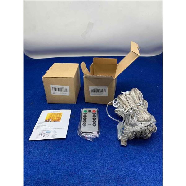 LED Curtain String Lights with Remote