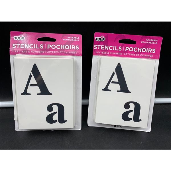 Letters and Numbers Stencils