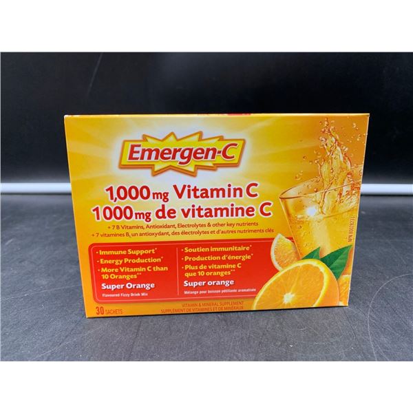 Emergen-C 1000mg Vitamin C-Super Orange (30 sachets)