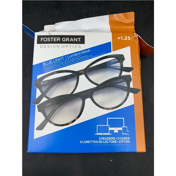 Foster Grant Readers Glasses (2pairs 1.25)