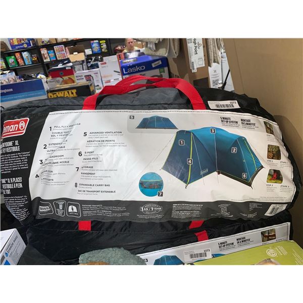 Coleman 8 Person Skydome XL w/ Full Fly Vestibule Tent