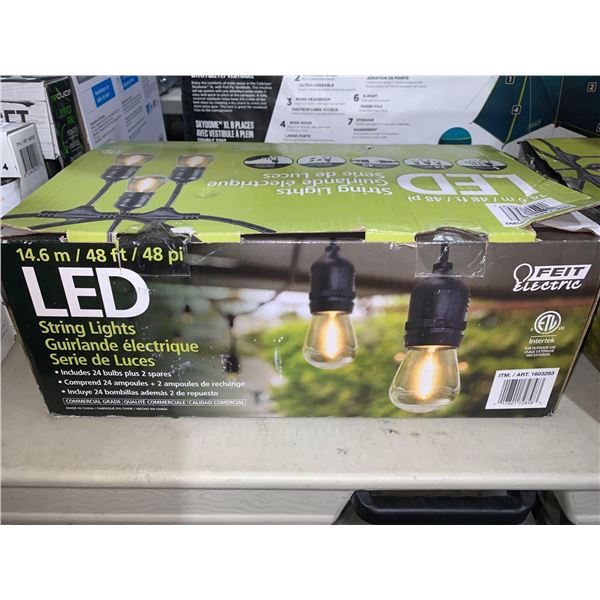 Feit Electric LED String Lights 48ft