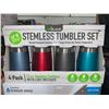 Image 1 : Reduce Stemless Tumbler Set 4 Pack with Lids 12oz