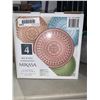 Image 1 : Mikasa Mosaic Stoneware Serving Bowls Pack of 4