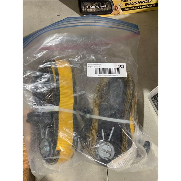 Lot of 2 Ratchet Straps