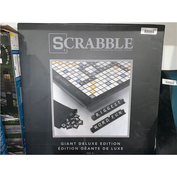 Scrabble Giant Deluxe Edition Crossword Game