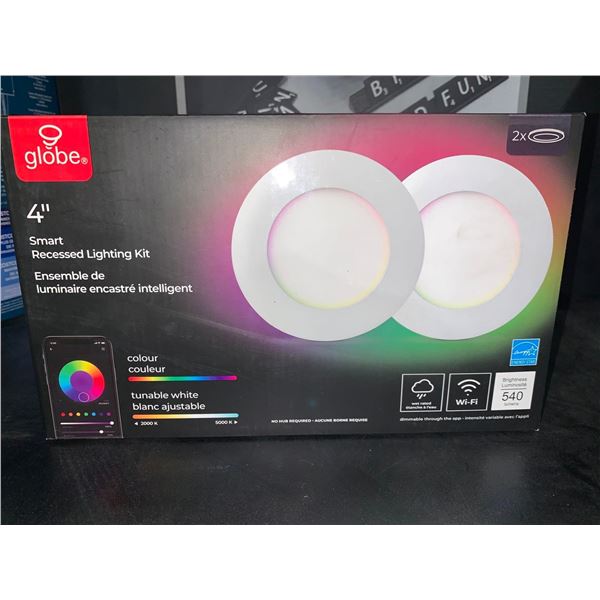 Globe 4" Smart Recessed Lighting Kit