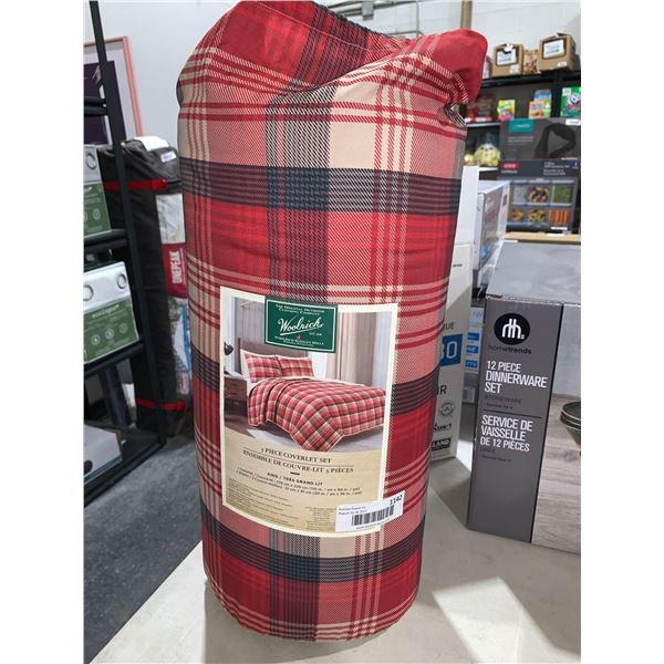 Woolrich 3 Pc Piece Coverlet Set King Size