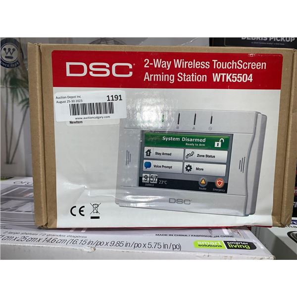DSC 2 Way Wireless Touch Screen Arming Station WTK5504