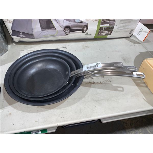Kirkland 3pc Frying Pan Set