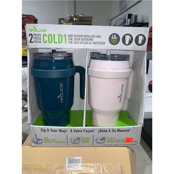 Reduce 2 Piece Cold1 Vacuum Insulated Mugs 40oz