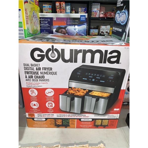 Gourmia Dual Basket Digital Air Fryer 9.4L