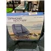 Image 2 : Diamond Rocker Padded Folding Rocking Chair