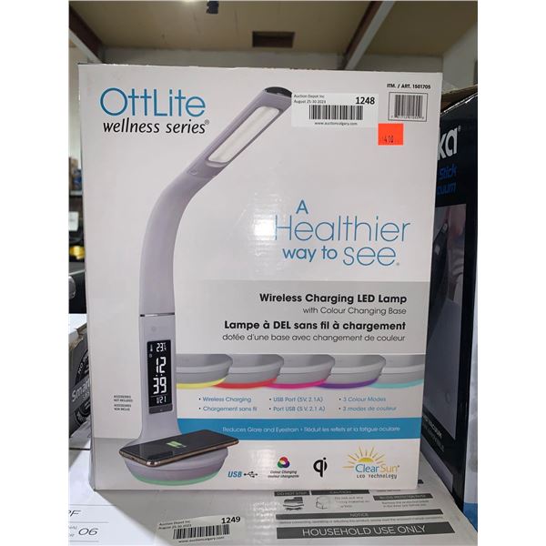 Ottlite Desk Lamp with Charging Pad