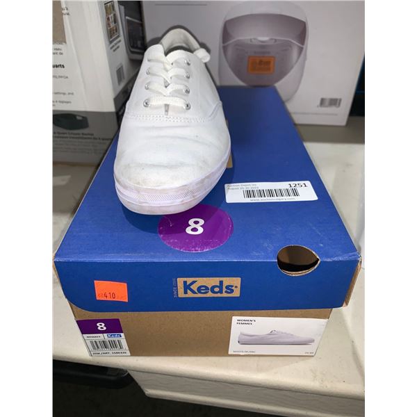 Keds Womens White Size 8 Shoes