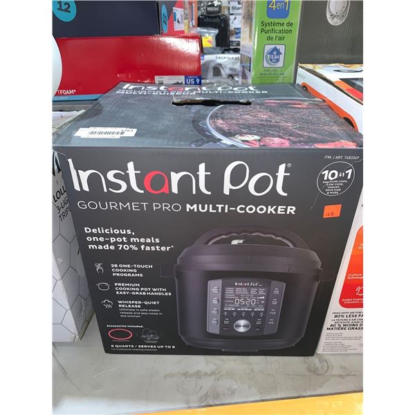 Instant Pot Gourmet Pro Multi-Cooker