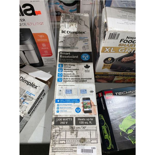 Dimplex Smart Baseboard Heats up to 135sq/ft