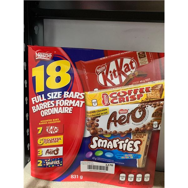 Nestle 18 Full Size Candy Bar Box 831g