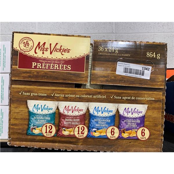 Miss Vickies Chips Assorted 36 x 24g
